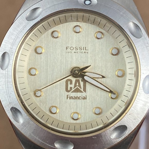 Vintage NOS Caterpillar Company Watch by Fossil - Picture 4 of 8